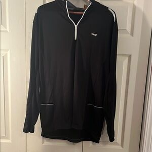 Avia Black Lightweight Shirt Jacket with High Collar